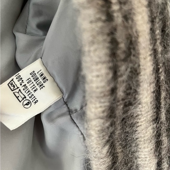 Samband Iceland Icelook Cardigan Belted Jacket Wool Womens Small Off White Gray. - Picture 4 of 10